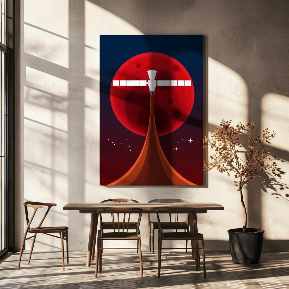 Mars Rymdkonst | Canvastavla