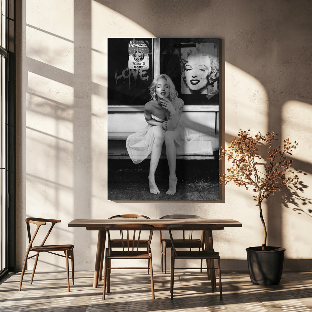 Nueva Marilyn BW | Impresiones en Lienzo