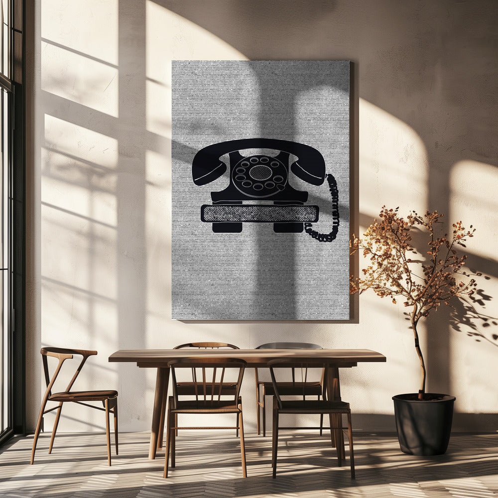 Vintage Rotary Telephone | Canvas