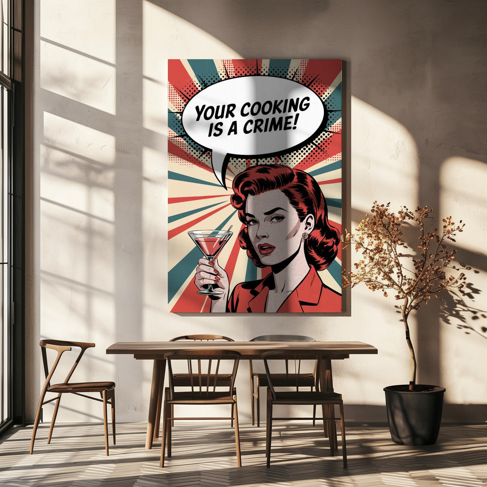 Retro kulinarisk stek | Canvas