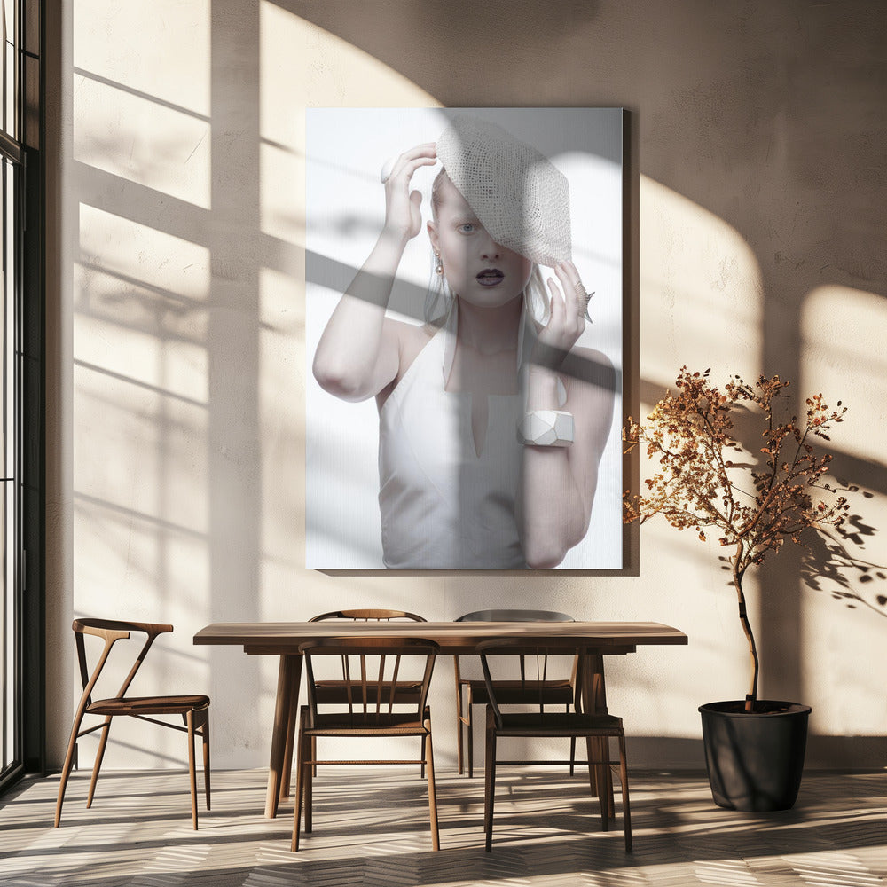 Dans la salle blanche | Tableaux sur Toile