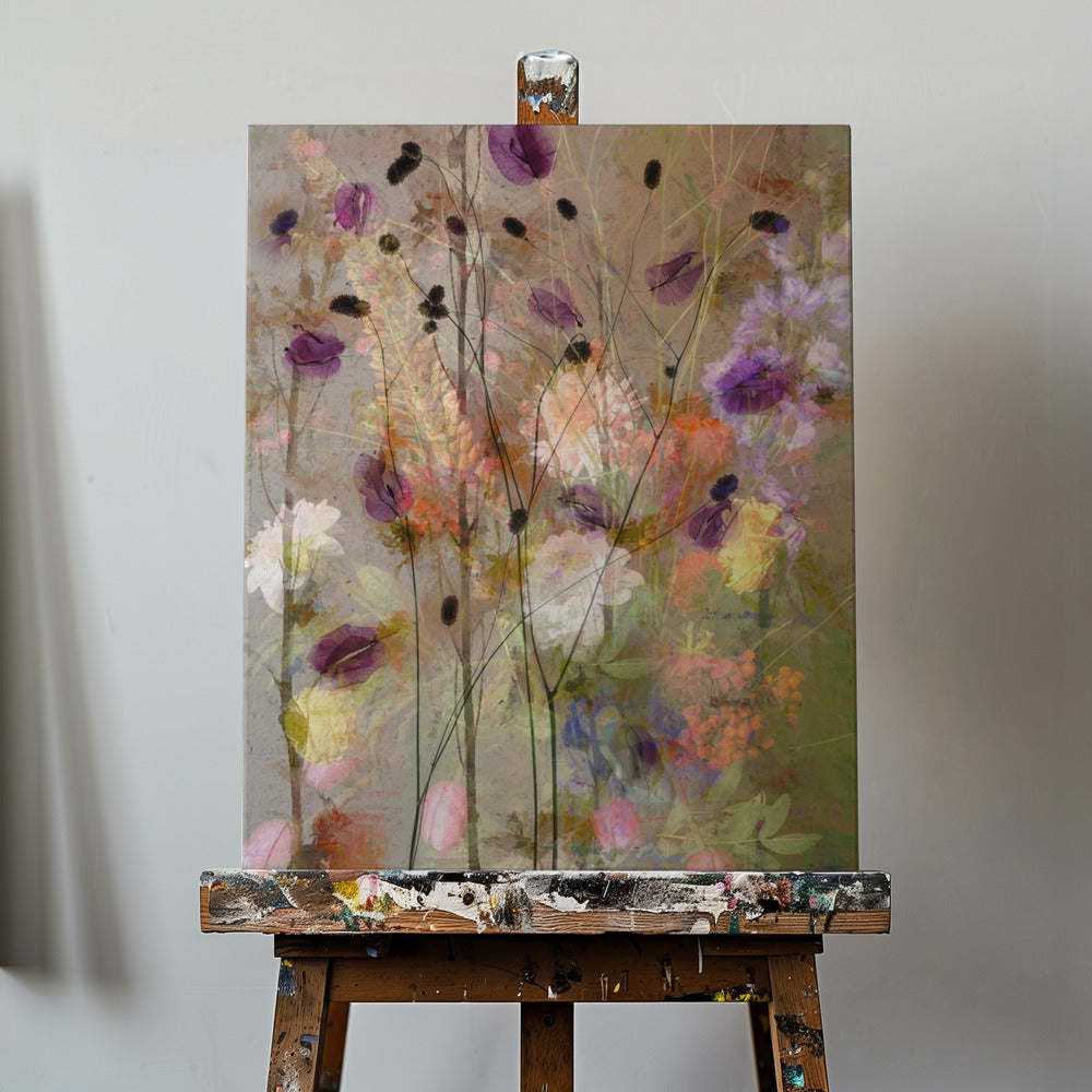 Painterly flowers | Canvas