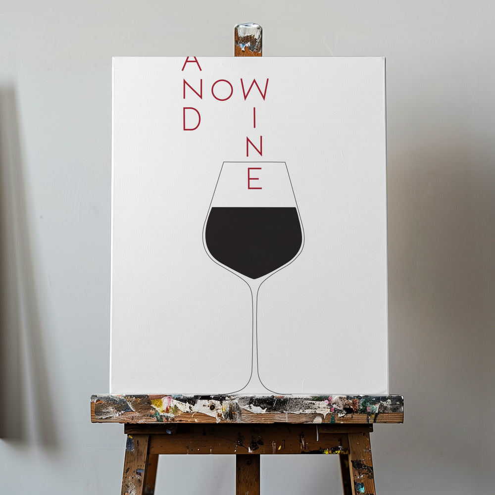En nu wijn | Canvasprints