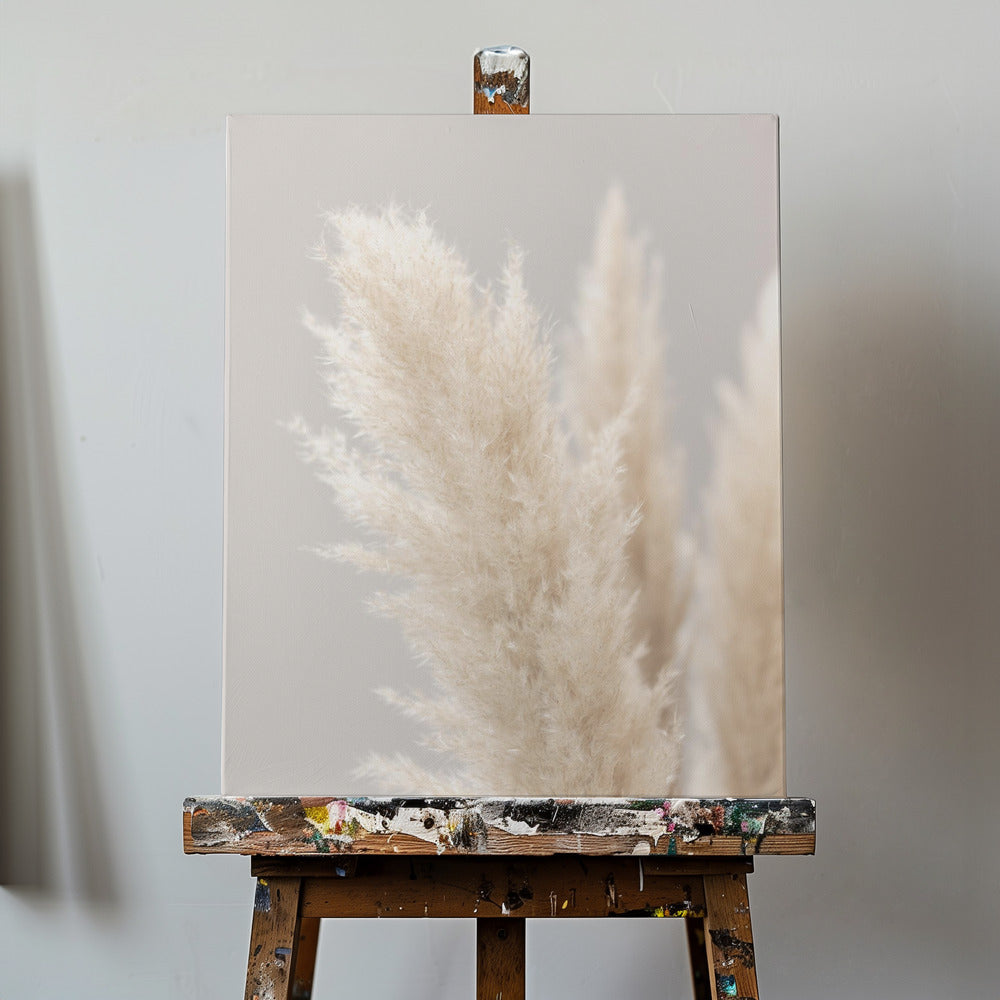 Pampas Grass Grey 03 | Canvas