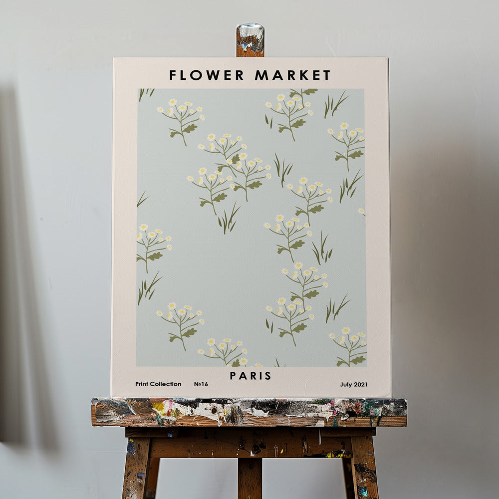 Marché aux Fleurs Paris | Tableaux sur Toile