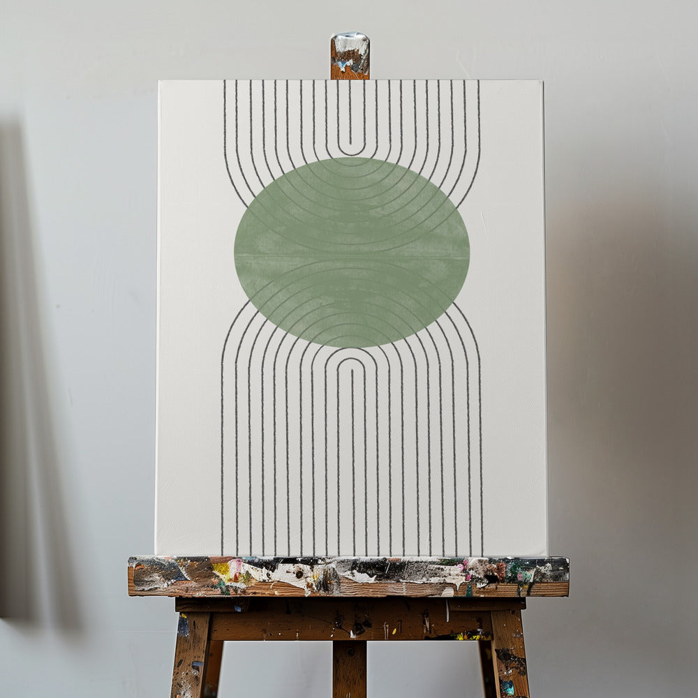 Luna Verde No2. | Impresiones en Lienzo