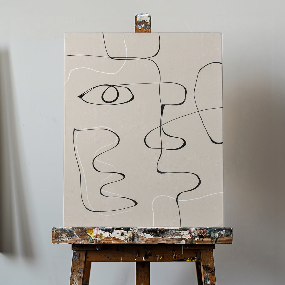Volto astratto n. 2. | Stampe su Tela