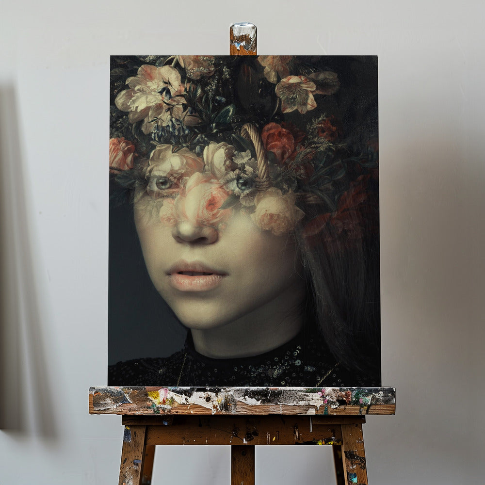 PORTRAIT FLORAL | Tableaux sur Toile