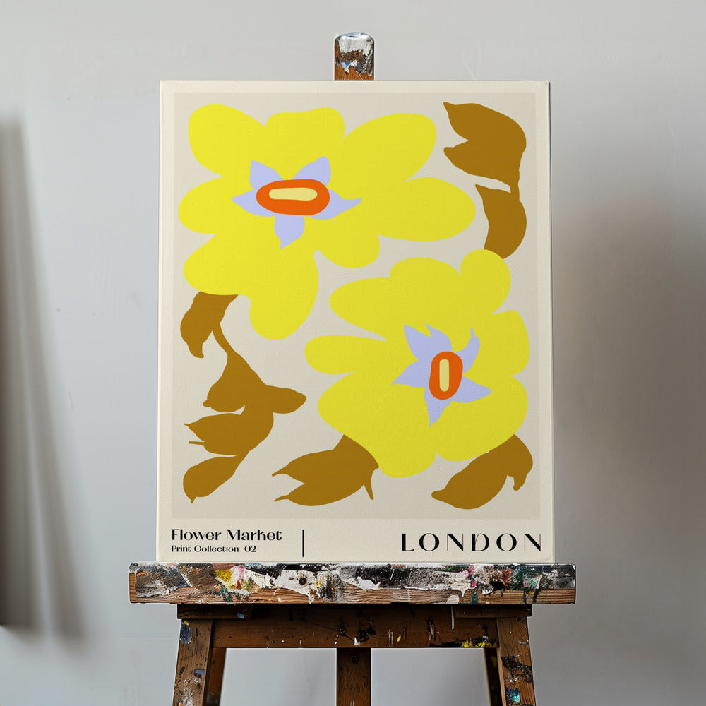 Blomstermarknaden. London | Canvas