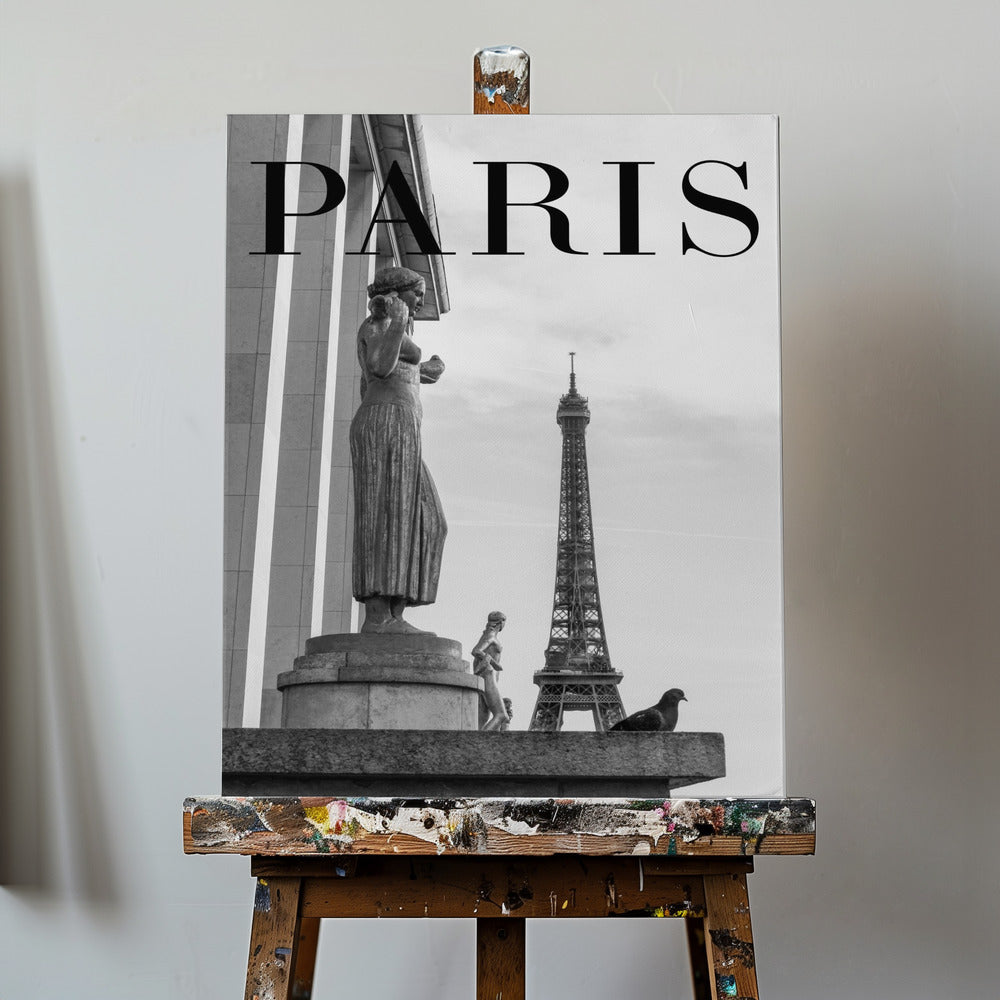 Parijs Tekst 5 | Canvasprints