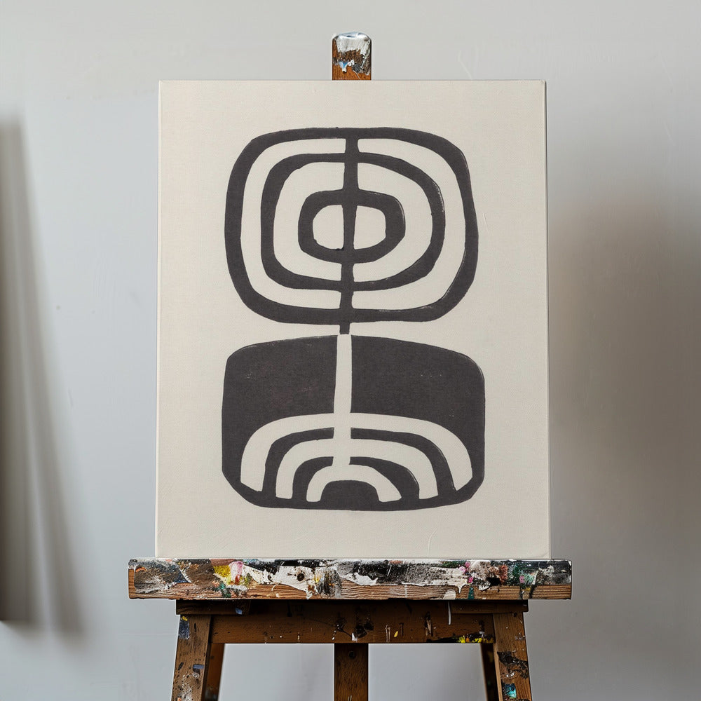 Moderne planten-/linodruk | Canvasprints