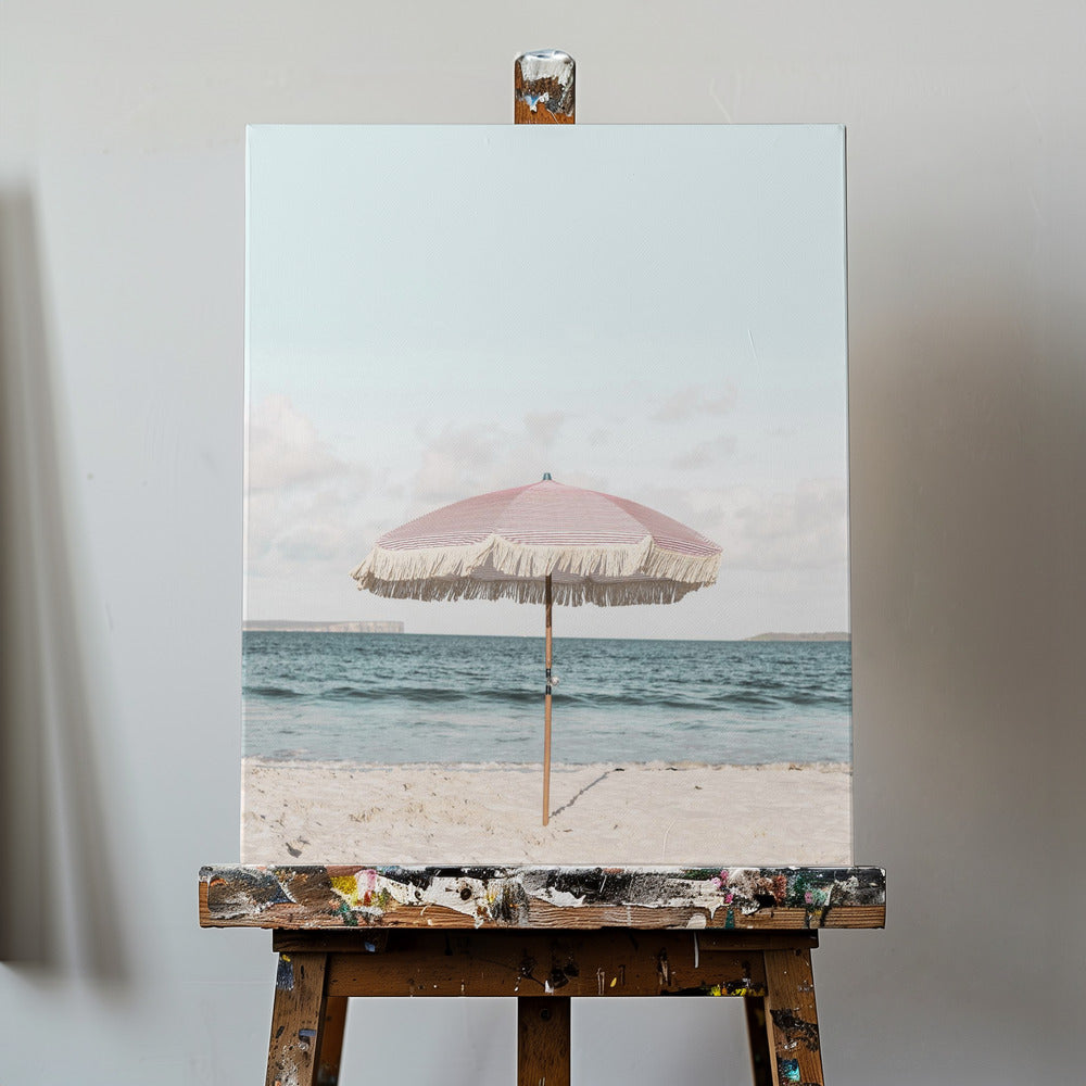 Ombrello rosa | Stampe su Tela