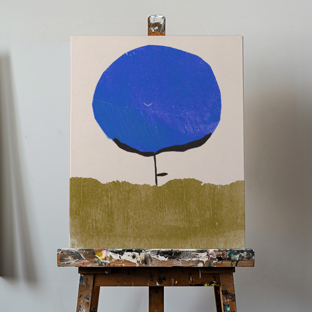 Fleur bleue | Tableaux sur Toile