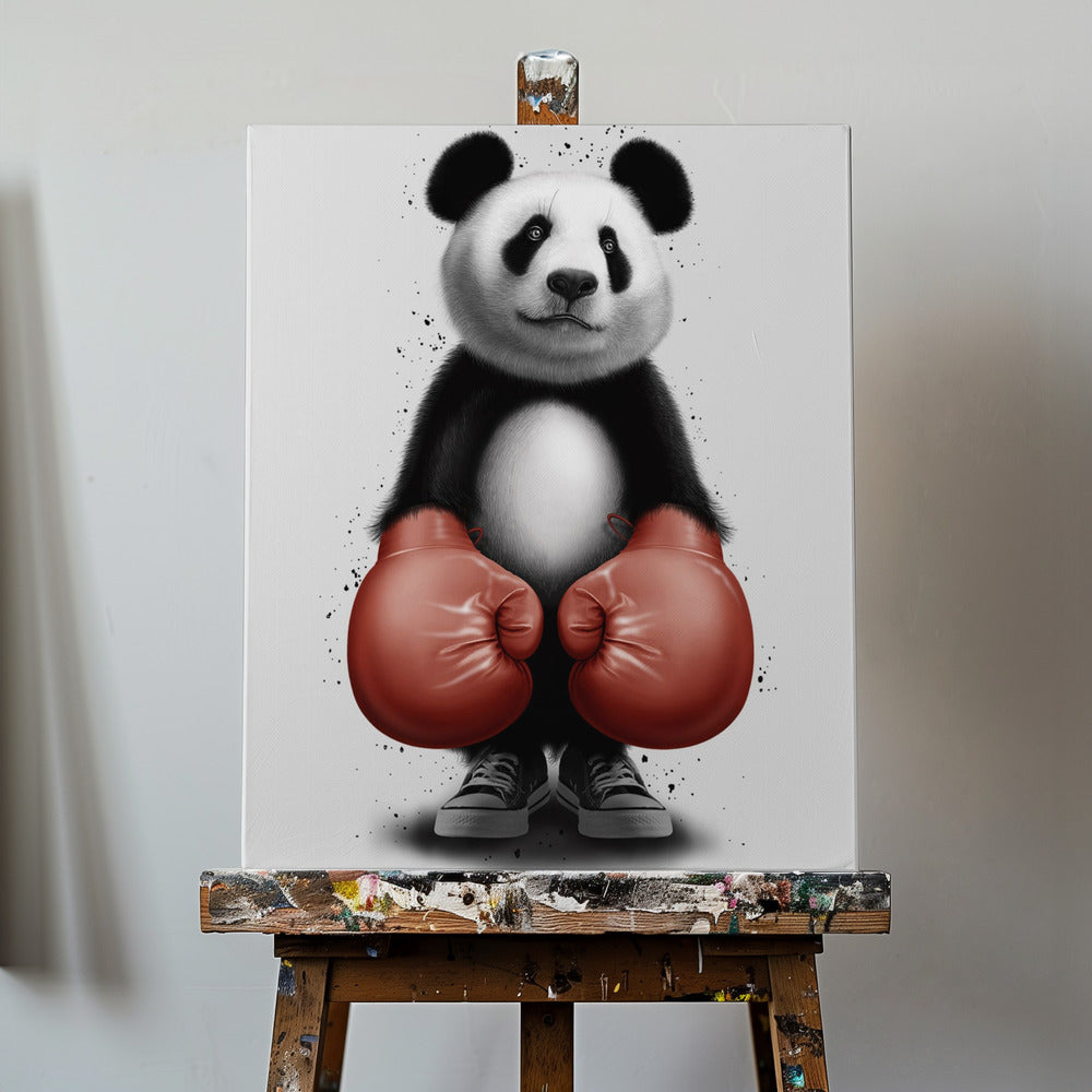 PANDA BOXEUR | Tableaux sur Toile
