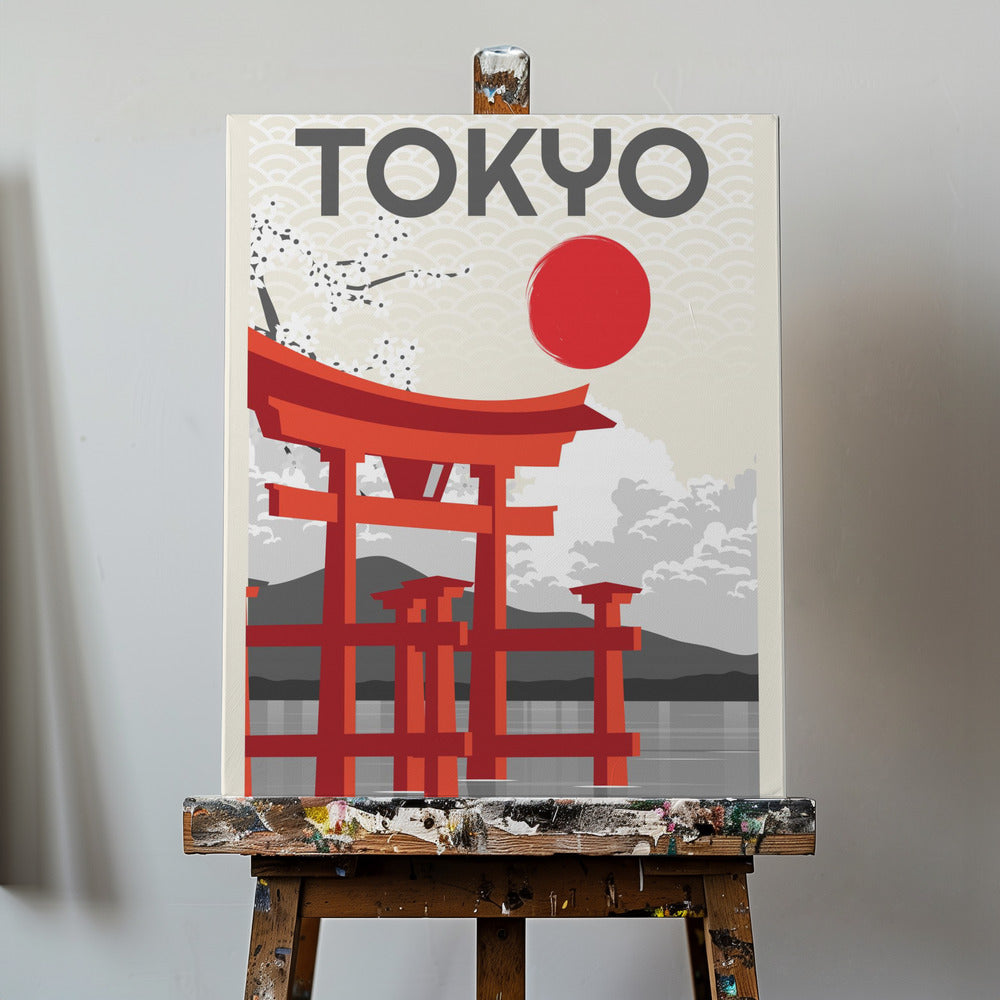 Tokio zon | Canvasprints