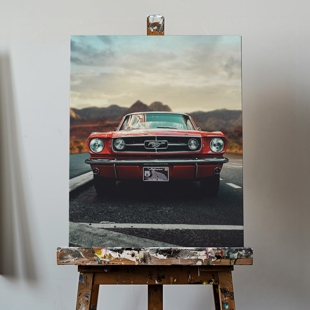 Amore per le auto d'epoca | Stampe su Tela