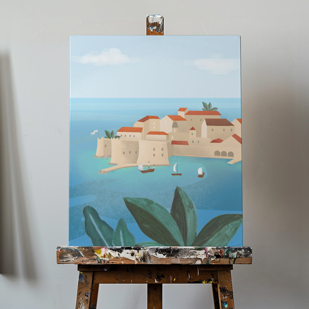 Dubrovnik By | Lærredsbilleder