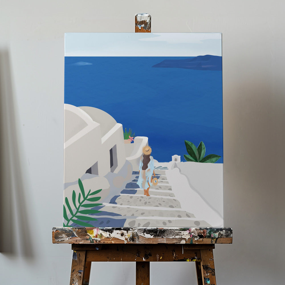 Nel blu | Stampe su Tela
