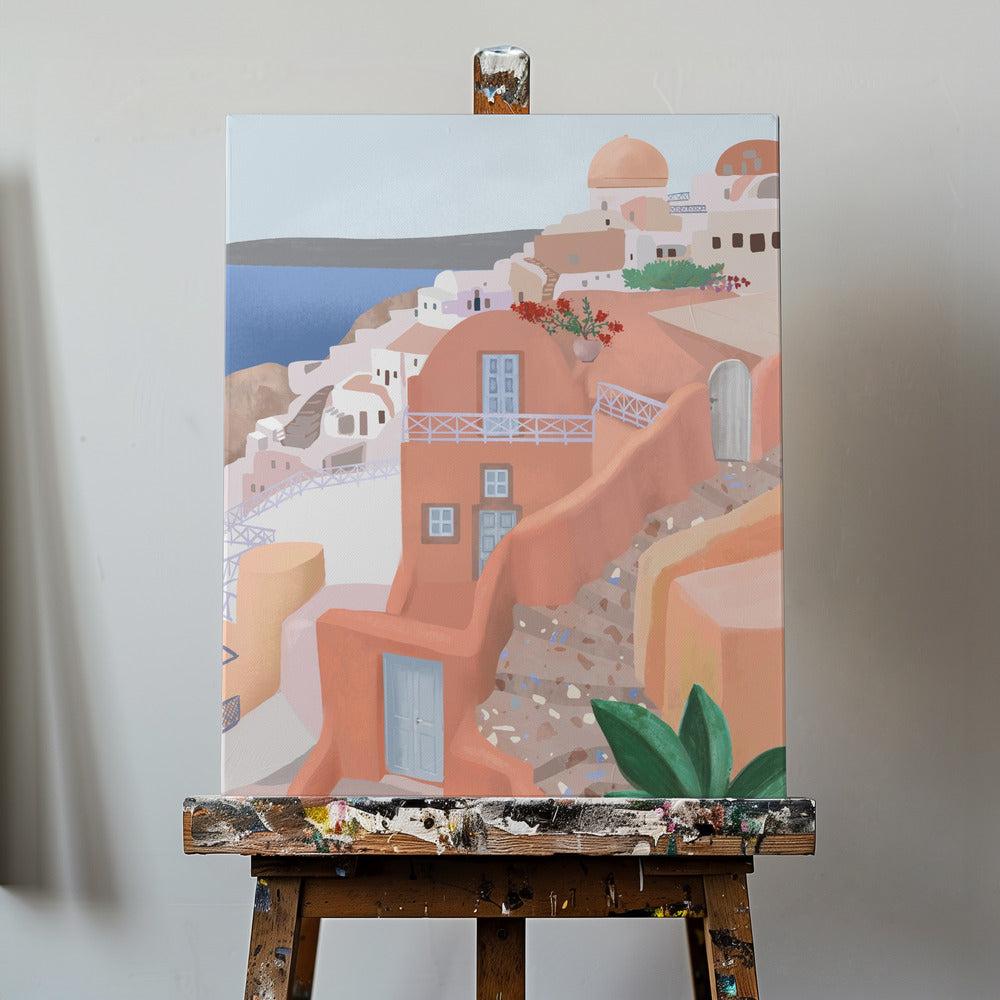 Santorini, Grecia | Impresiones en Lienzo