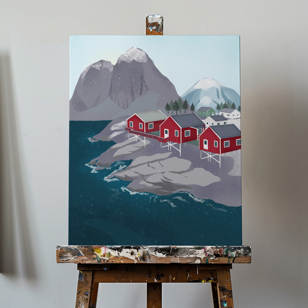 Norvegia | Stampe su Tela