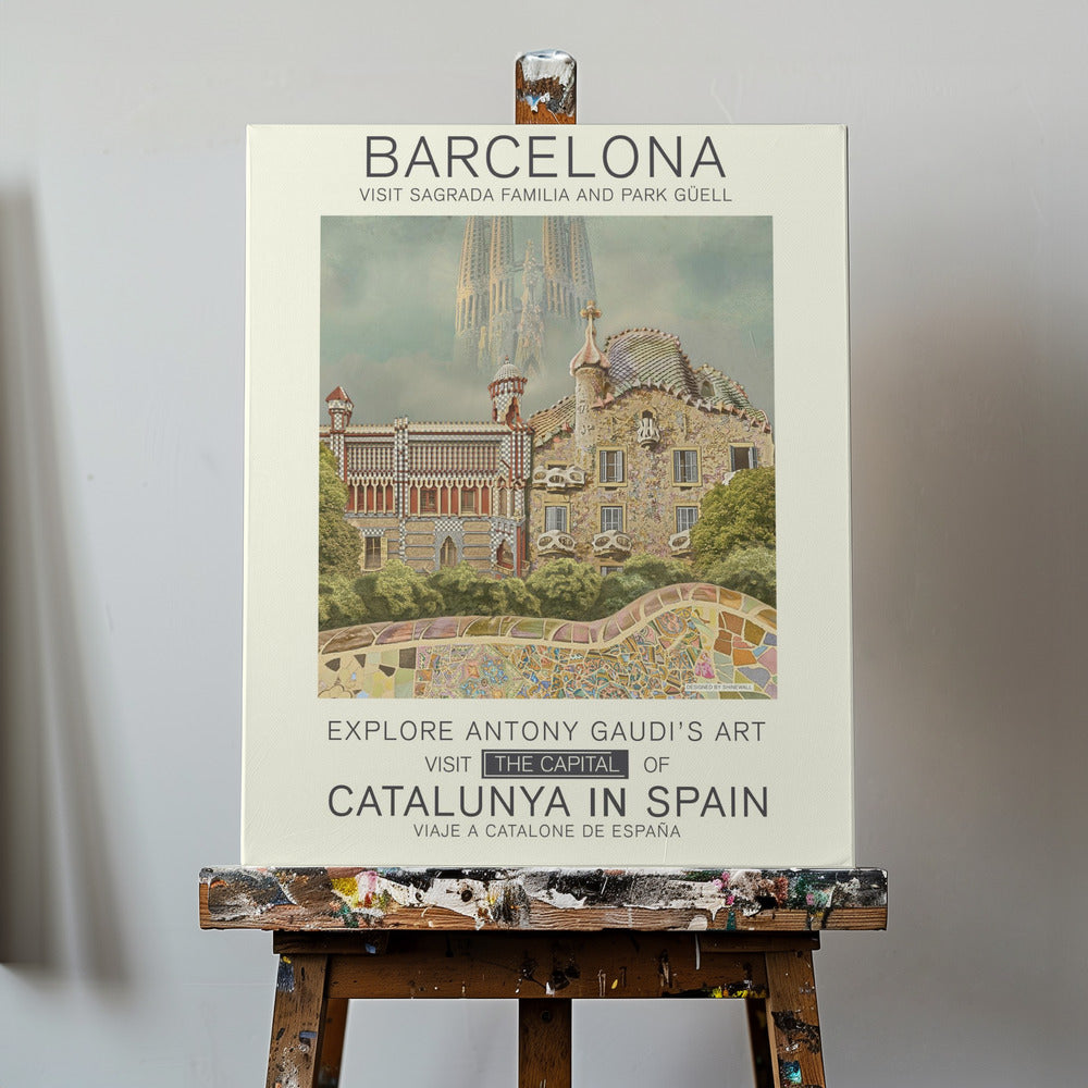 Barcelona-Druck | Leinwand-Bilder