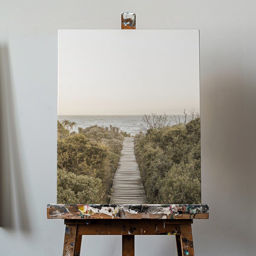 Strandpromenad | Canvas