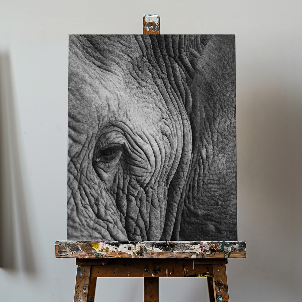 Studio sugli elefanti | Stampe su Tela