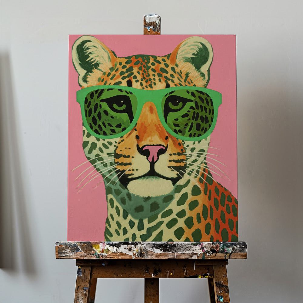 Leo With Glasses | Canvas