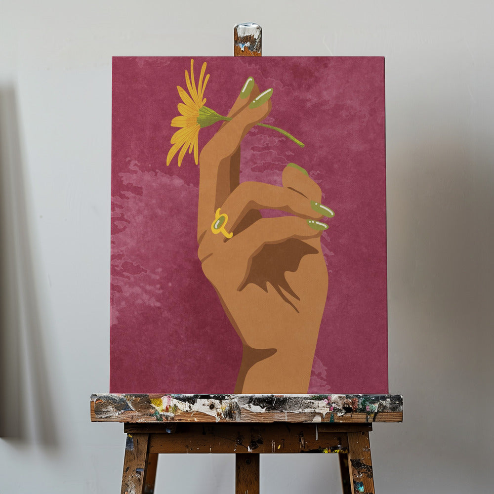 Flor humeante | Impresiones en Lienzo