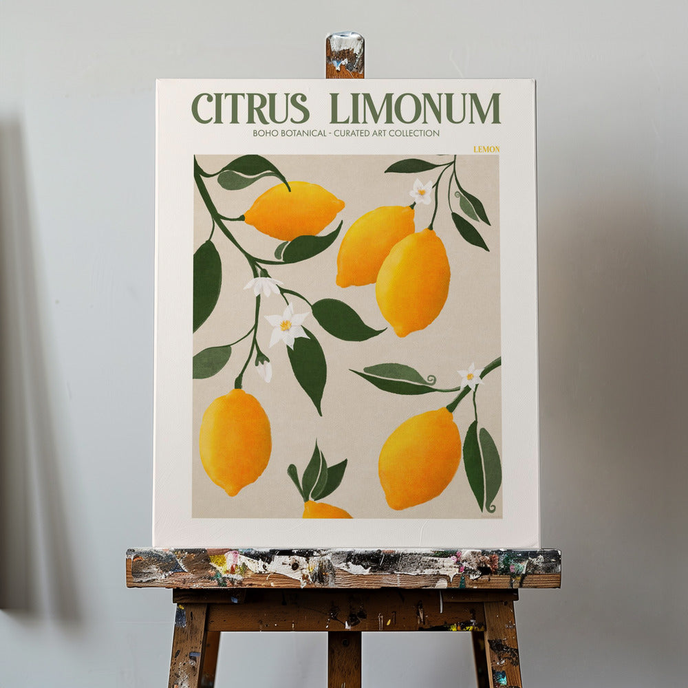 Citrus Limonum - Lemon | Canvas