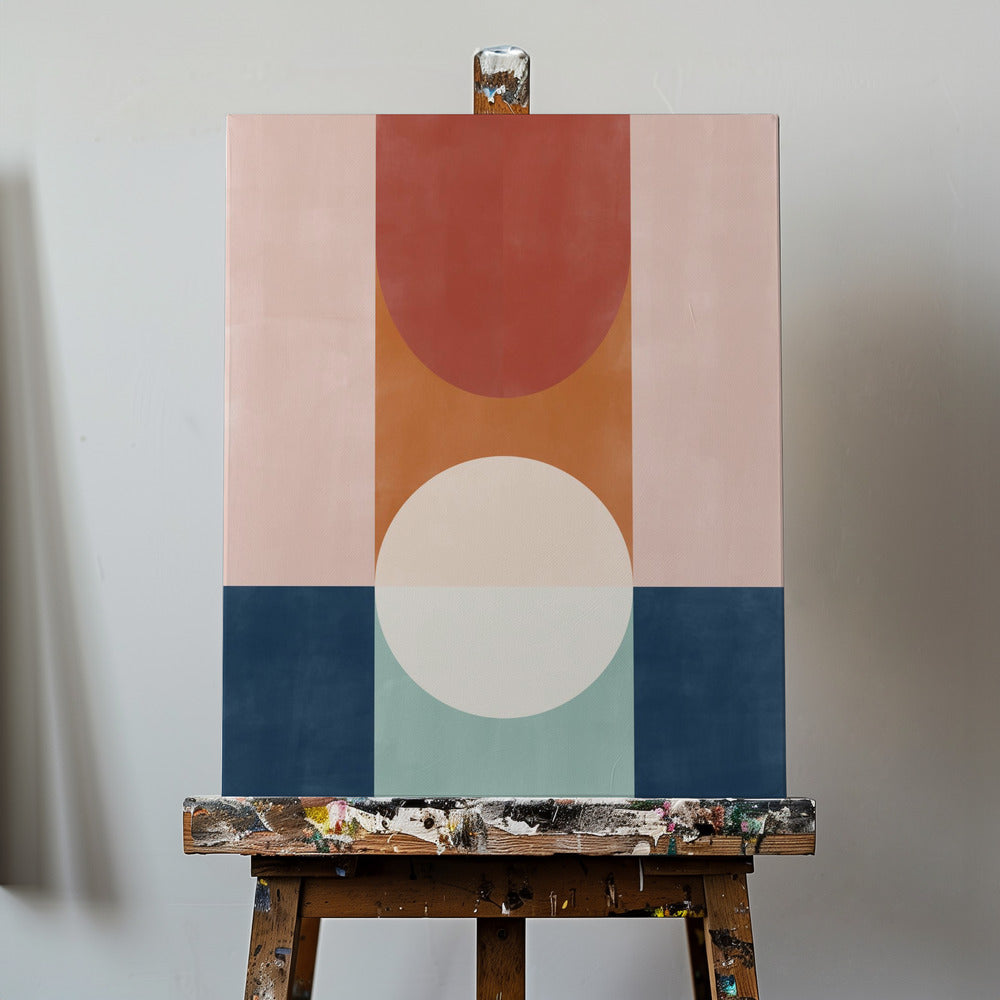 Diseño abstracto con formas geométricas | Impresiones en Lienzo