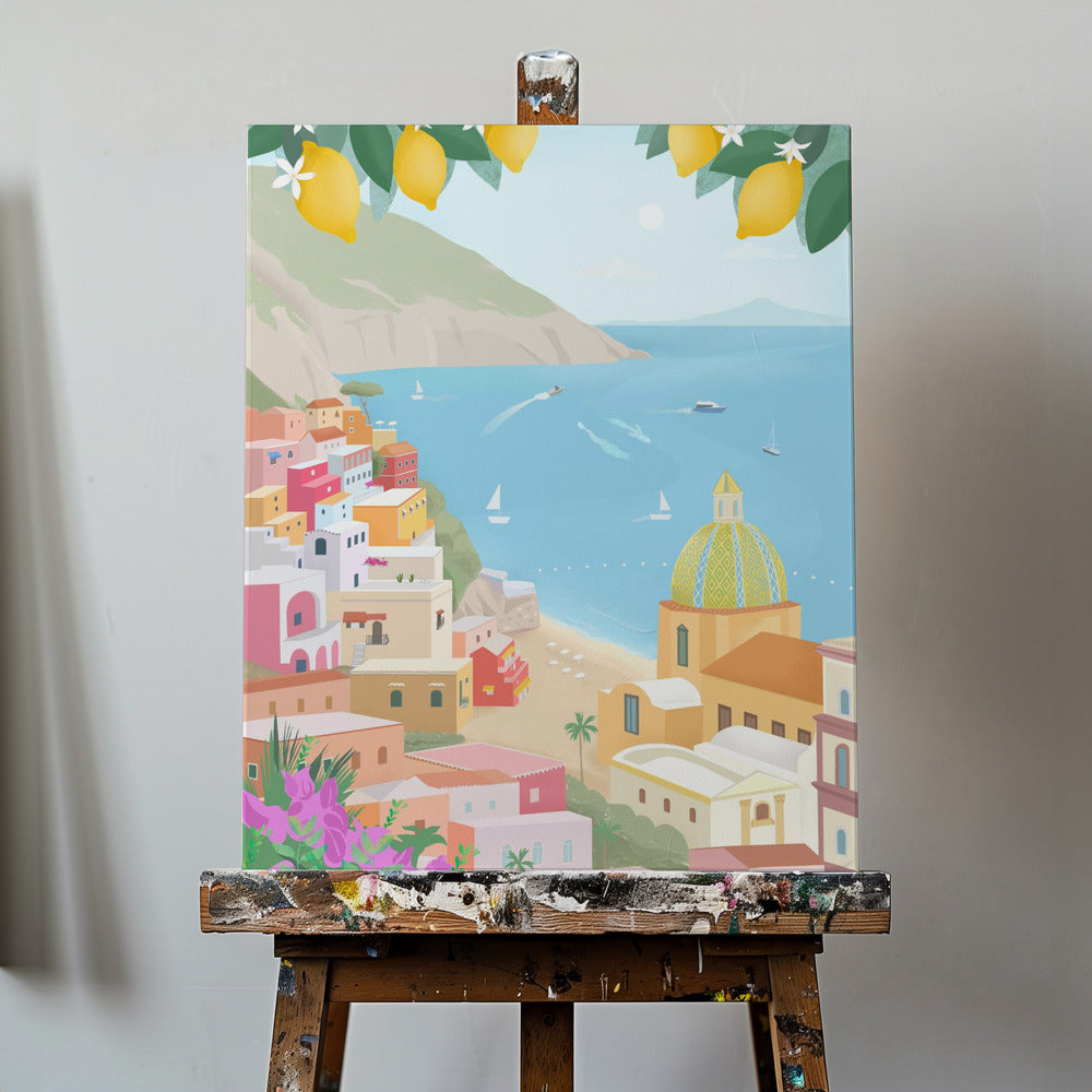 Positano, Italia | Impresiones en Lienzo
