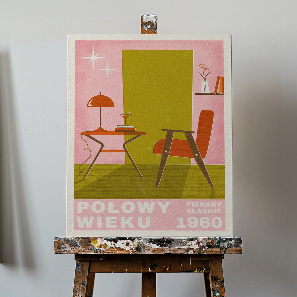 Mid-century meubilair | Canvasprints
