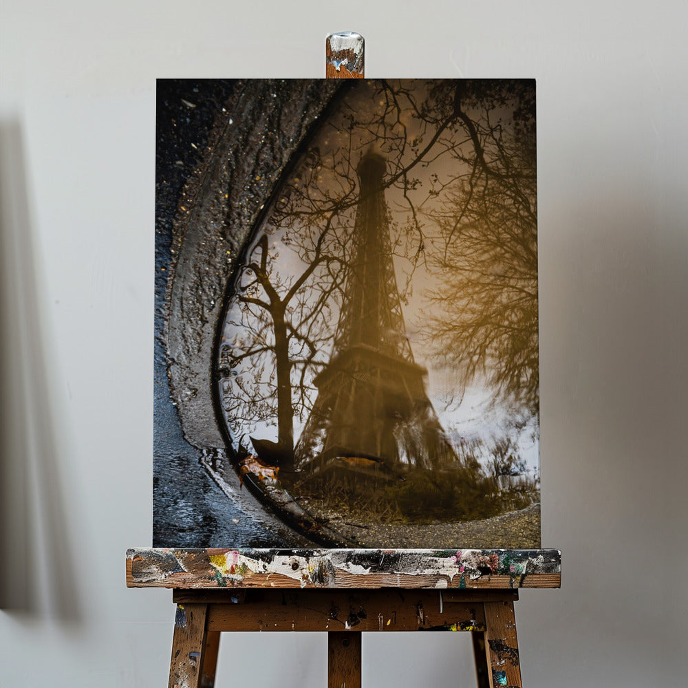 Eiffeltornets reflektion | Canvas