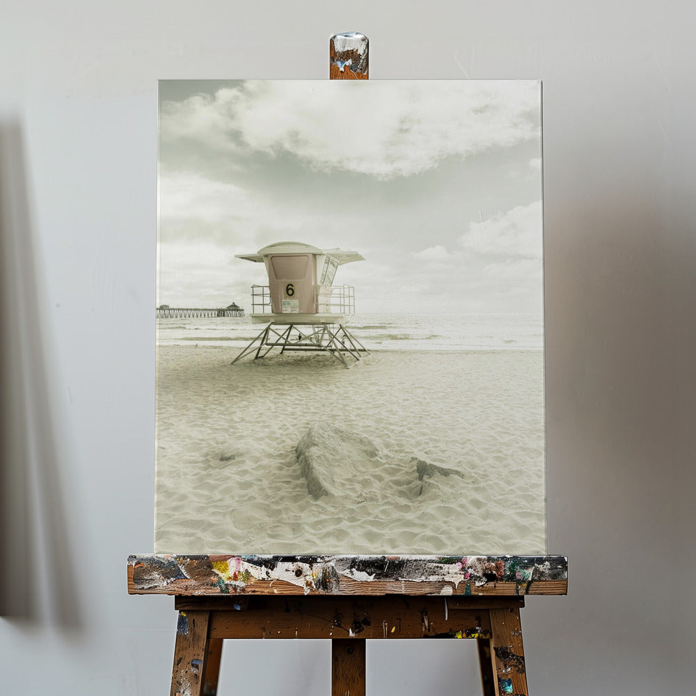 KALIFORNIEN Vintage Imperial Beach | Canvas