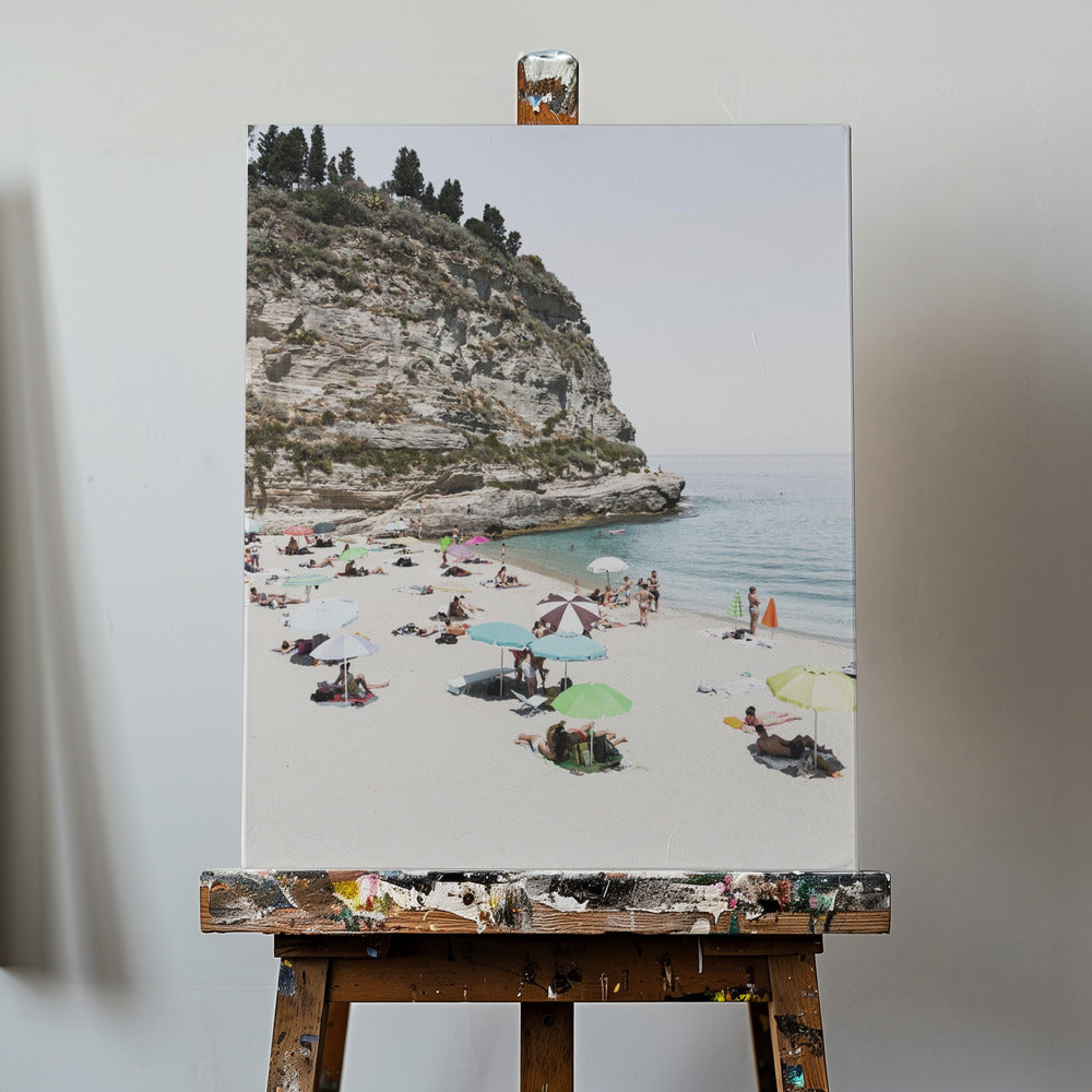 Italian beach | Canvas