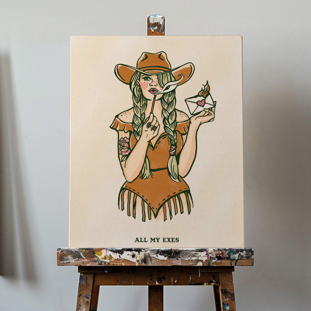 Tous mes ex 2 | Tableaux sur Toile