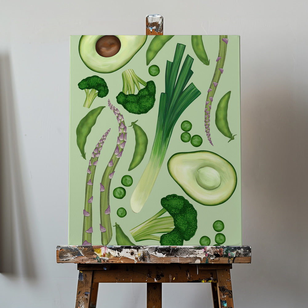 Green vegetables | Canvas