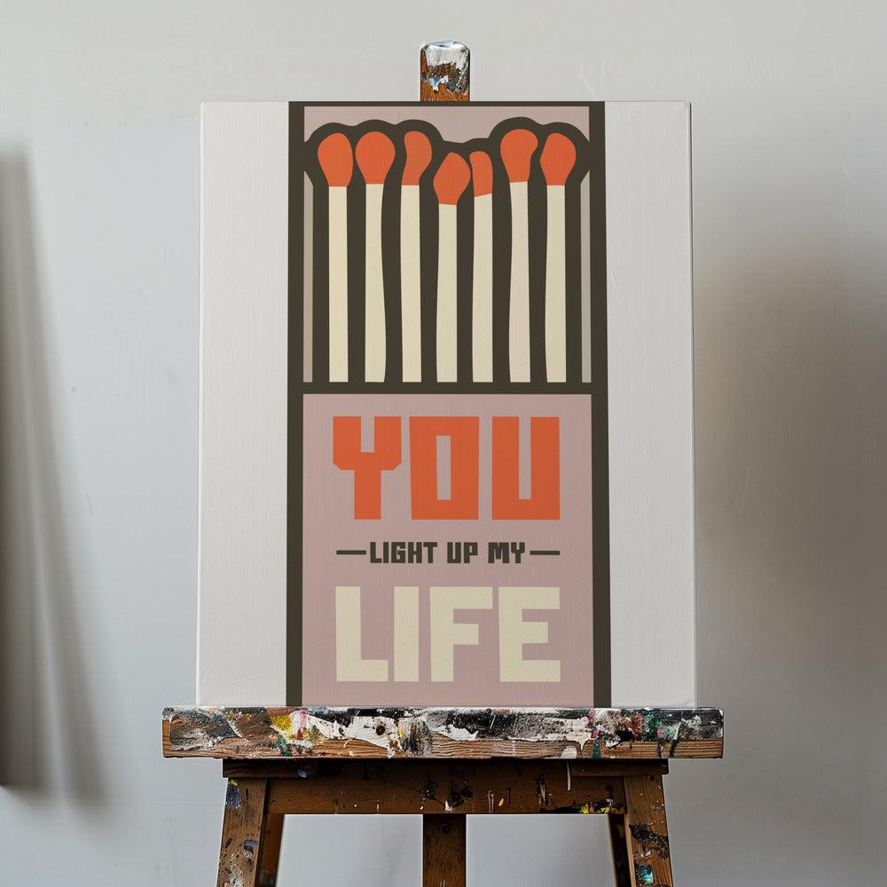 Vintage Matchbox Design | Canvas