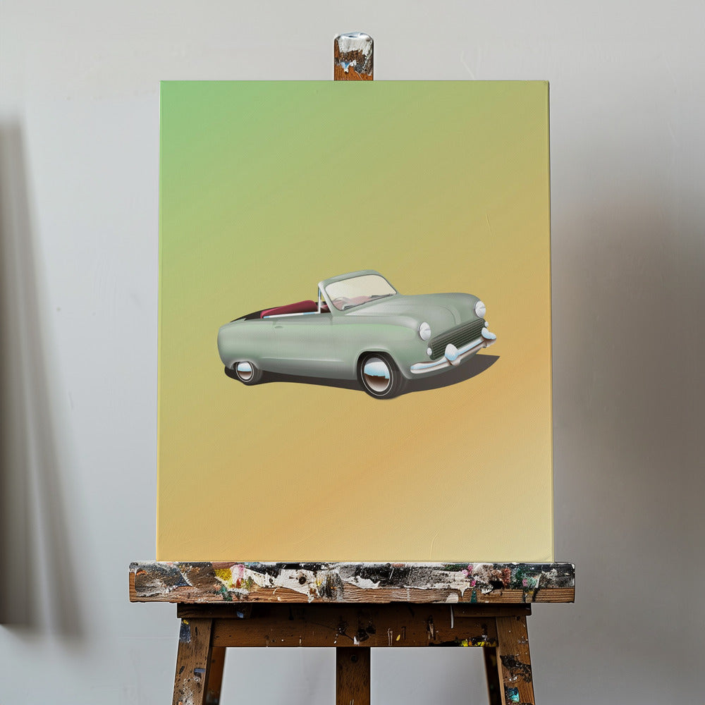 Vintage Cabrio | Leinwand