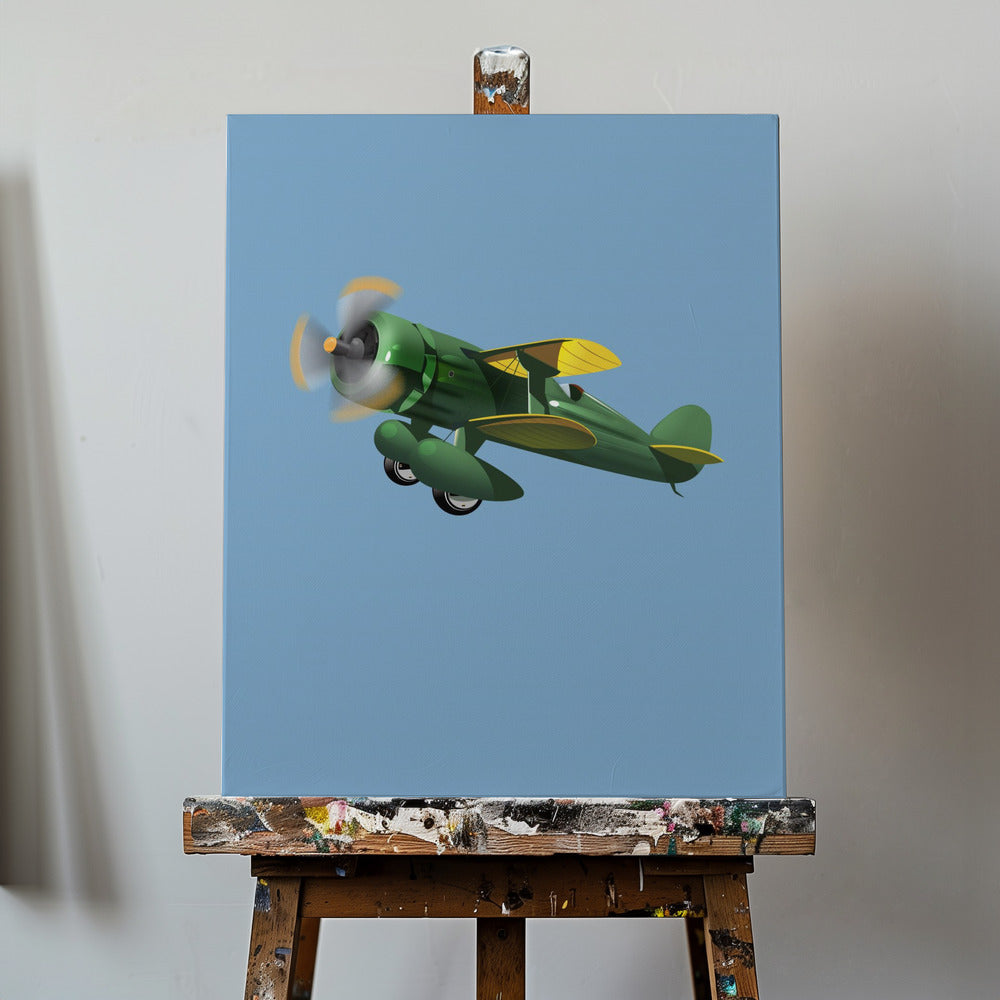 Vintage Plane | Canvas