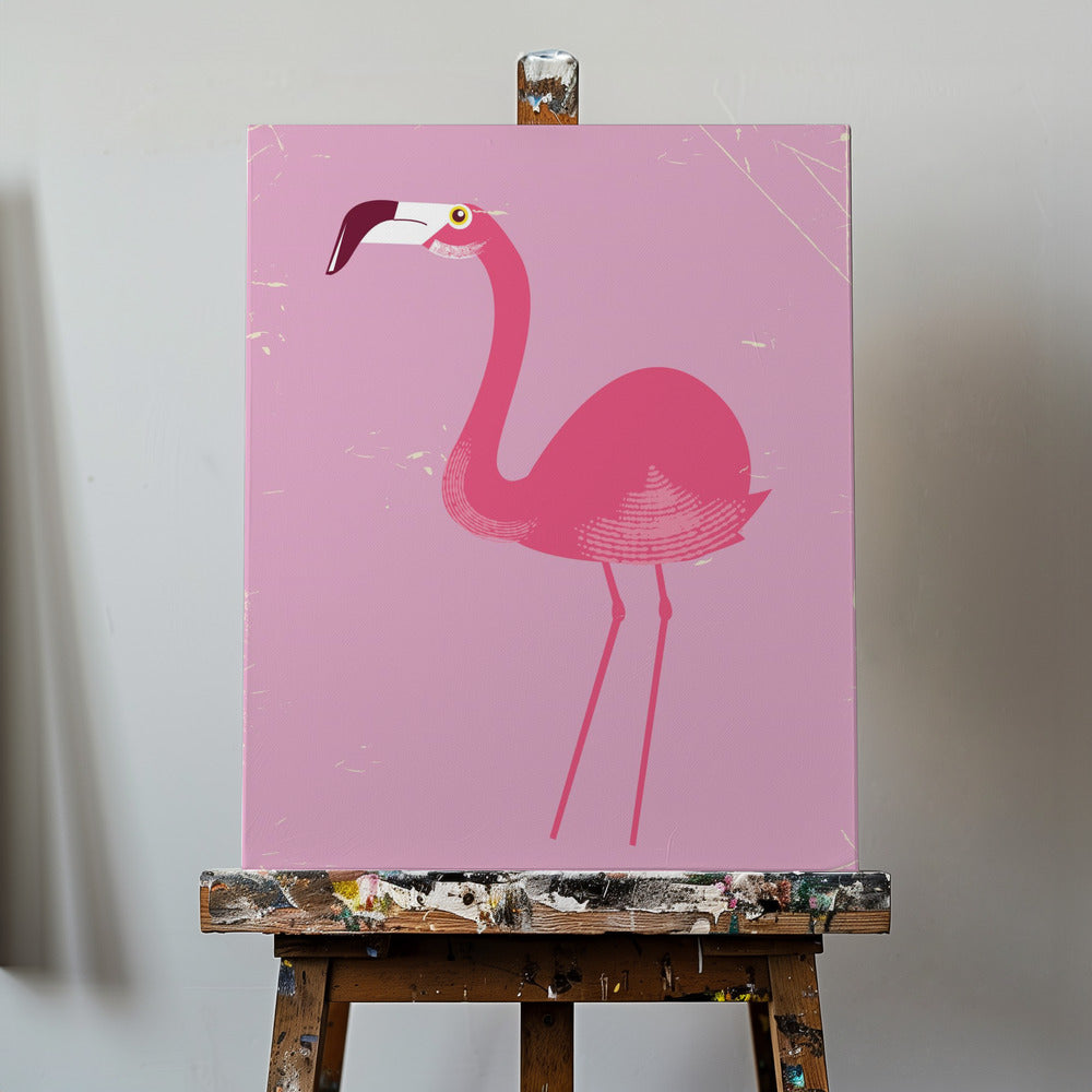 Flamingo Bird | Canvas