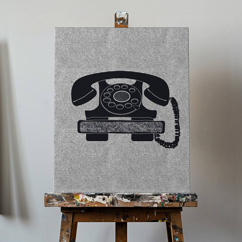 Vintage Rotary Telephone | Canvas