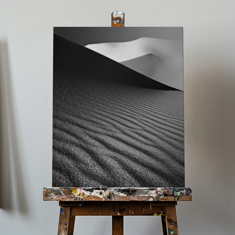 Una collina di ghiaccio nel deserto! | Stampe su Tela