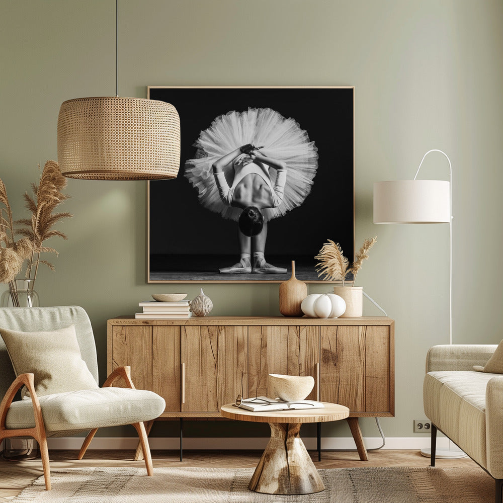 Ballerina beim Unterricht | Leinwand-Bilder