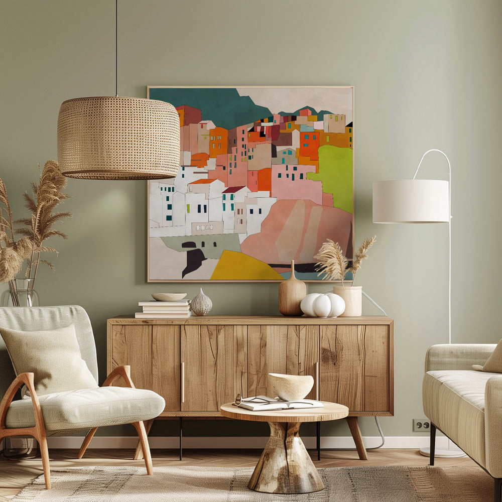 Cinque Terre | Tableaux sur Toile