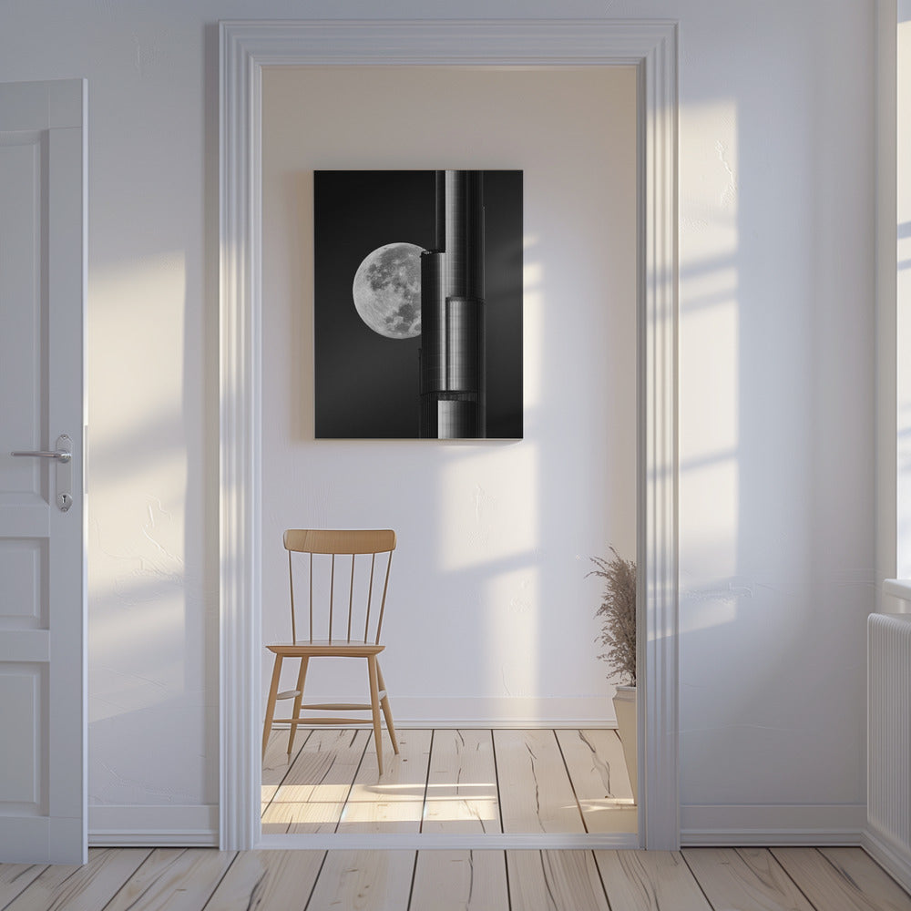 Supermaan Burjkhalifa | Canvasprints
