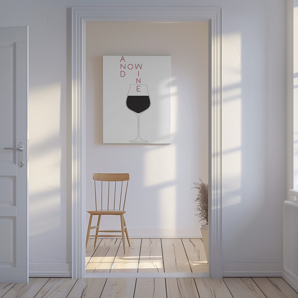En nu wijn | Canvasprints