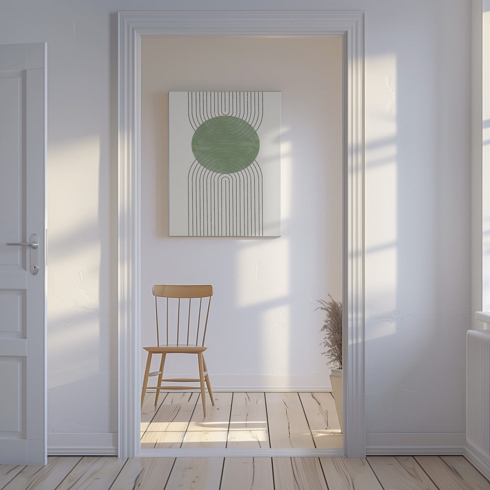 Luna Verde No2. | Impresiones en Lienzo