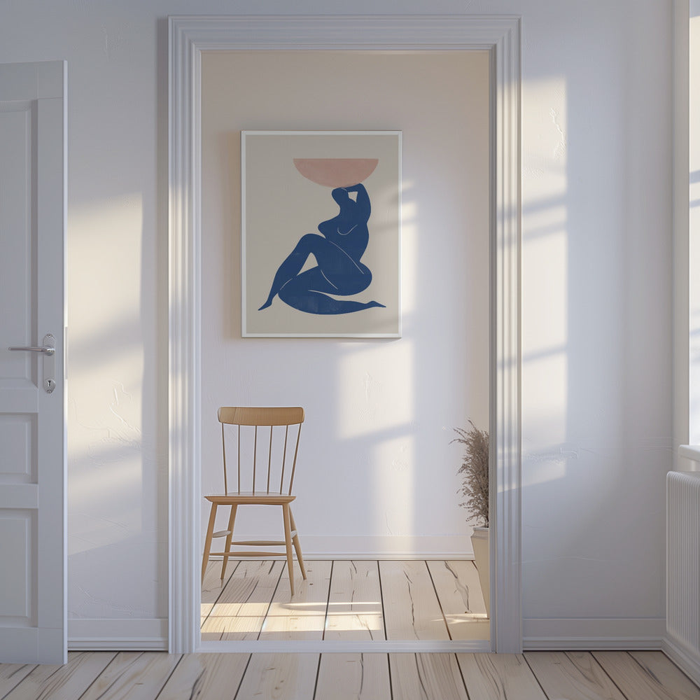 Vaas en vrouw | Canvasprints